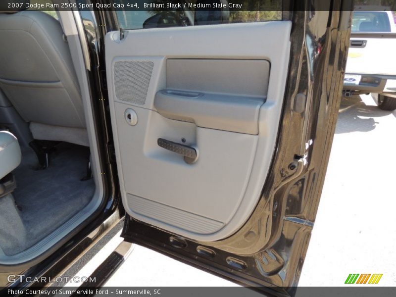 Brilliant Black / Medium Slate Gray 2007 Dodge Ram 2500 Sport Quad Cab 4x4