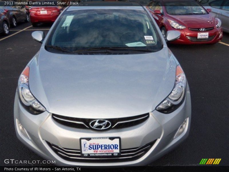 Silver / Black 2013 Hyundai Elantra Limited
