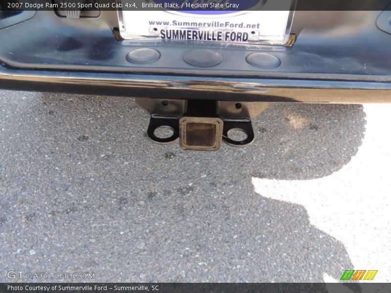 Brilliant Black / Medium Slate Gray 2007 Dodge Ram 2500 Sport Quad Cab 4x4
