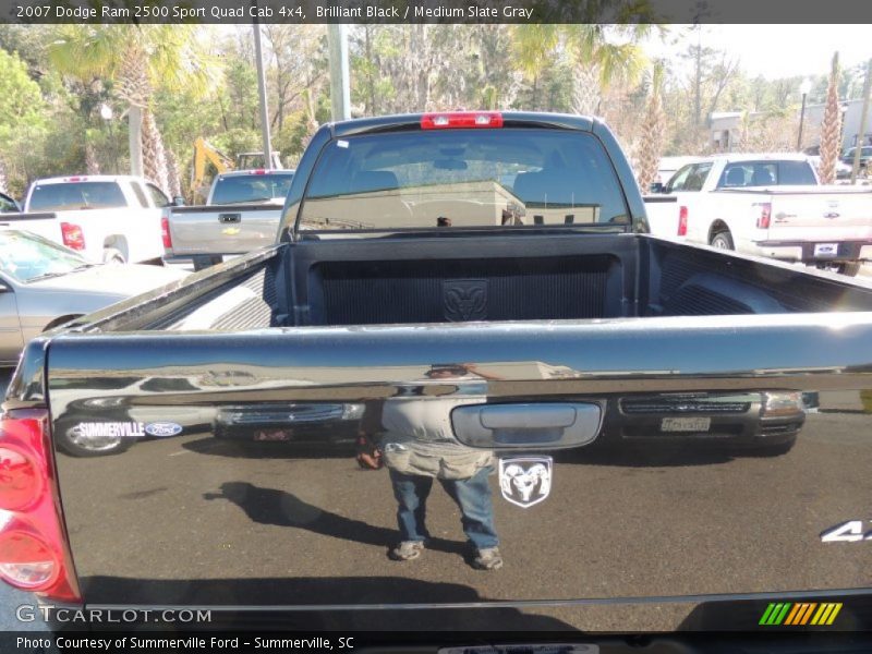Brilliant Black / Medium Slate Gray 2007 Dodge Ram 2500 Sport Quad Cab 4x4