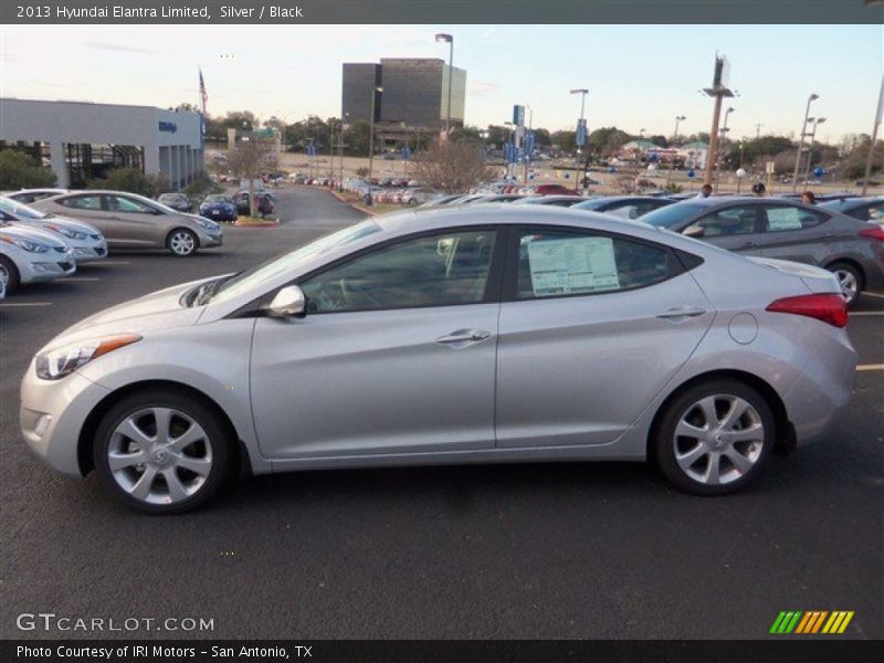 Silver / Black 2013 Hyundai Elantra Limited