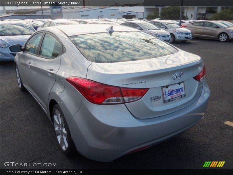 Silver / Black 2013 Hyundai Elantra Limited