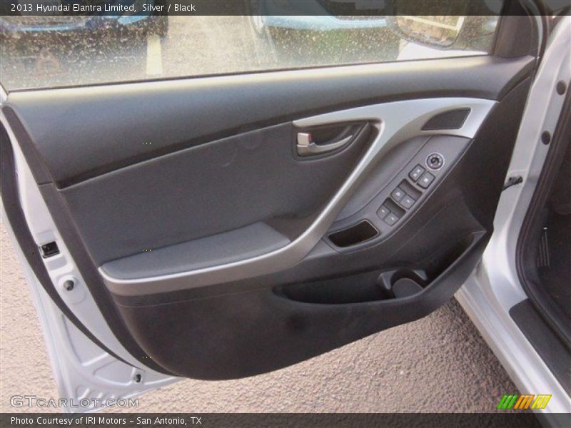 Silver / Black 2013 Hyundai Elantra Limited
