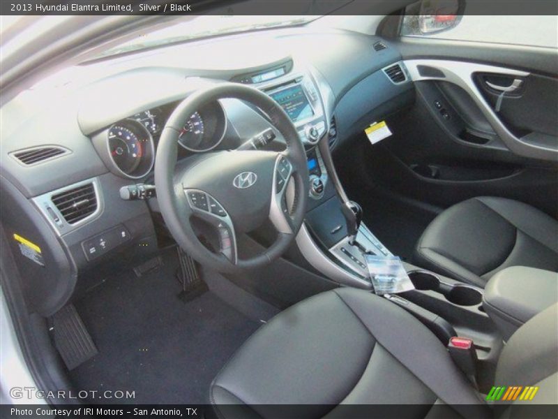 Silver / Black 2013 Hyundai Elantra Limited