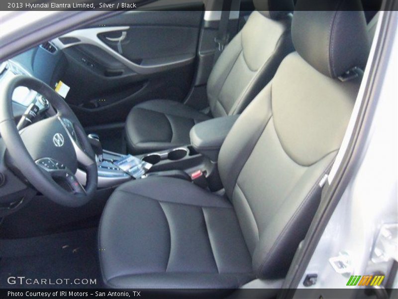 Front Seat of 2013 Elantra Limited