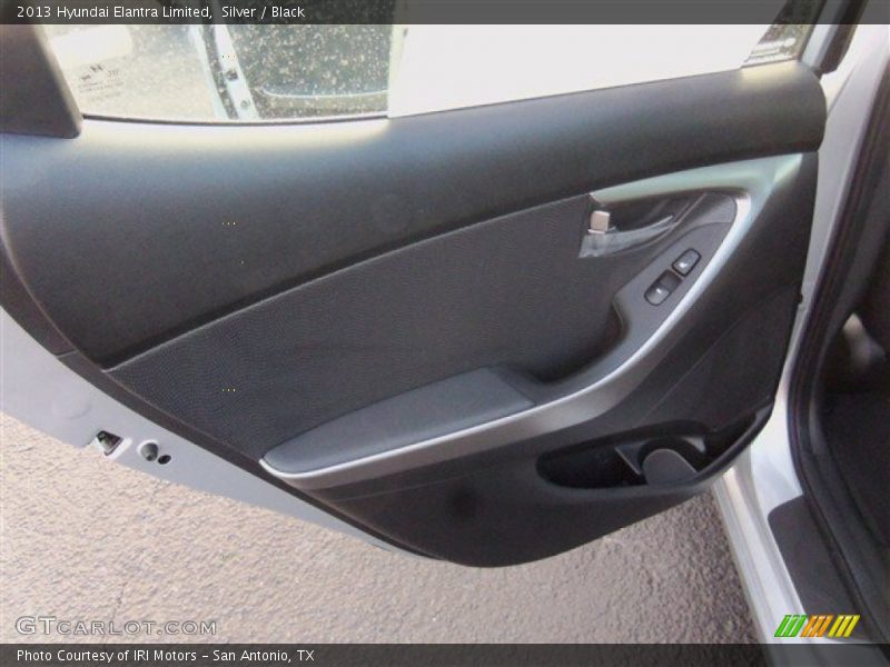 Silver / Black 2013 Hyundai Elantra Limited