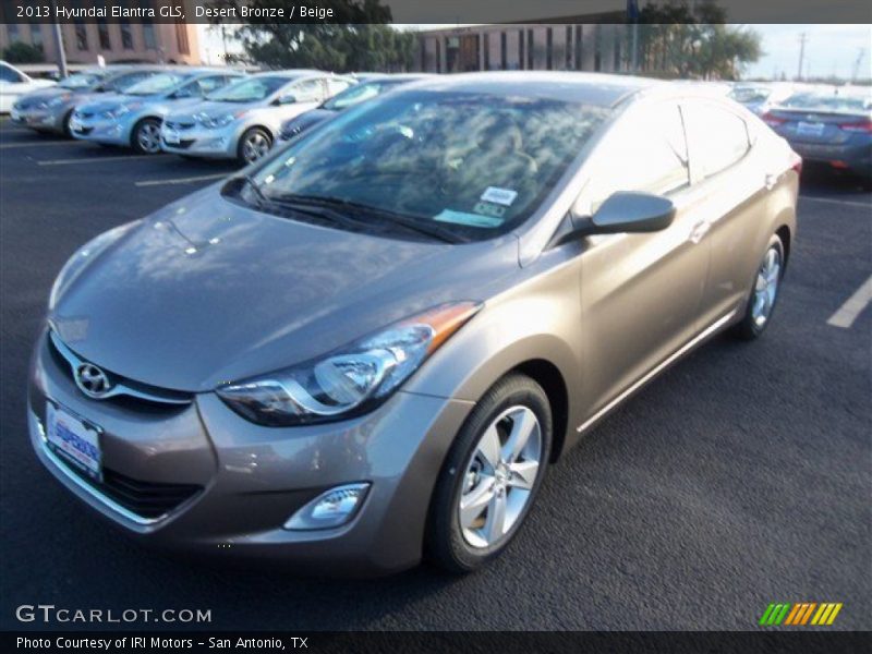Desert Bronze / Beige 2013 Hyundai Elantra GLS