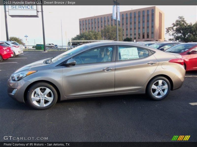 Desert Bronze / Beige 2013 Hyundai Elantra GLS