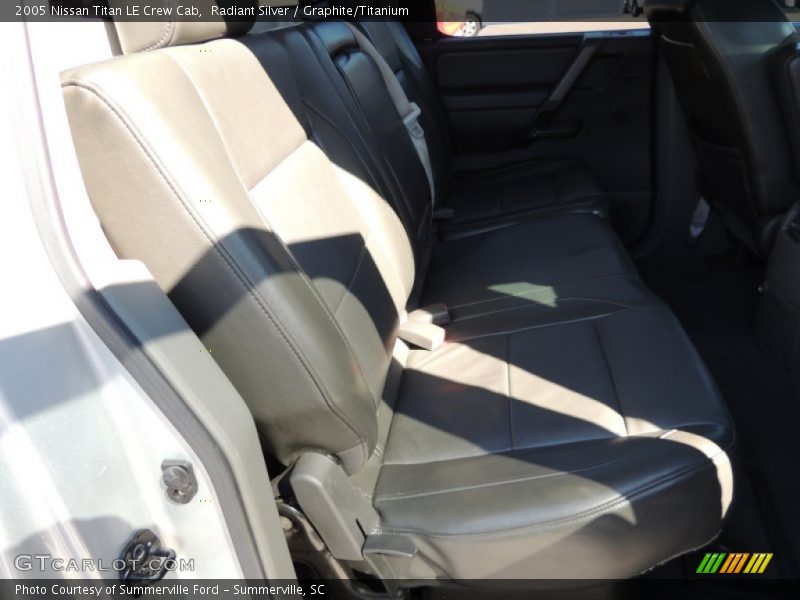 Radiant Silver / Graphite/Titanium 2005 Nissan Titan LE Crew Cab