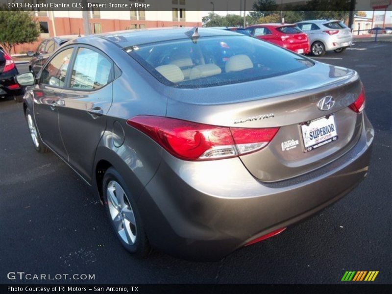 Desert Bronze / Beige 2013 Hyundai Elantra GLS