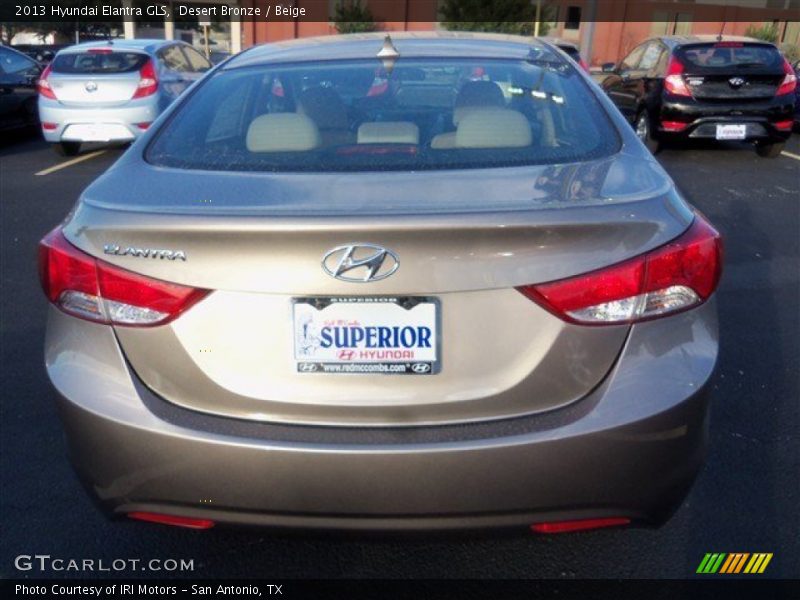 Desert Bronze / Beige 2013 Hyundai Elantra GLS