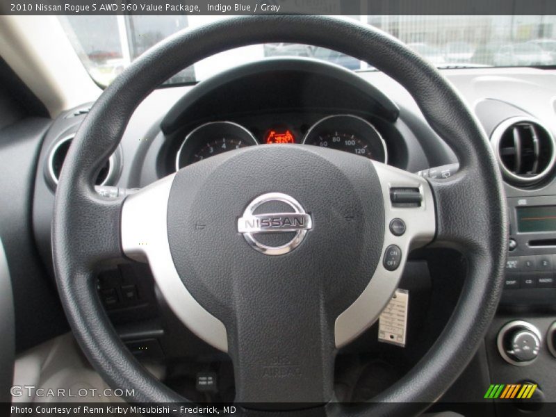  2010 Rogue S AWD 360 Value Package Steering Wheel