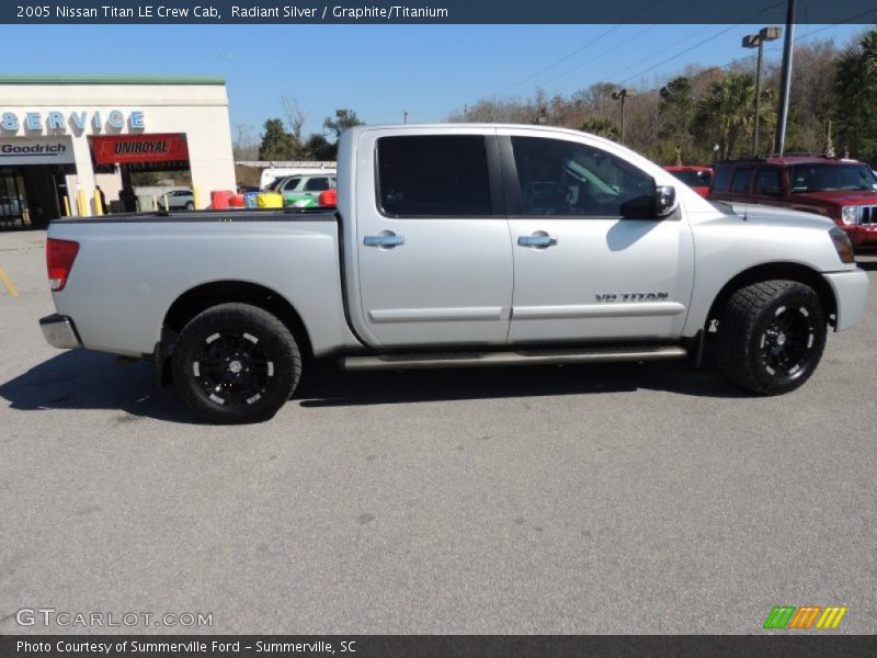 Radiant Silver / Graphite/Titanium 2005 Nissan Titan LE Crew Cab