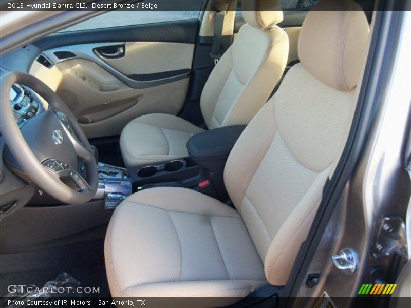 Desert Bronze / Beige 2013 Hyundai Elantra GLS