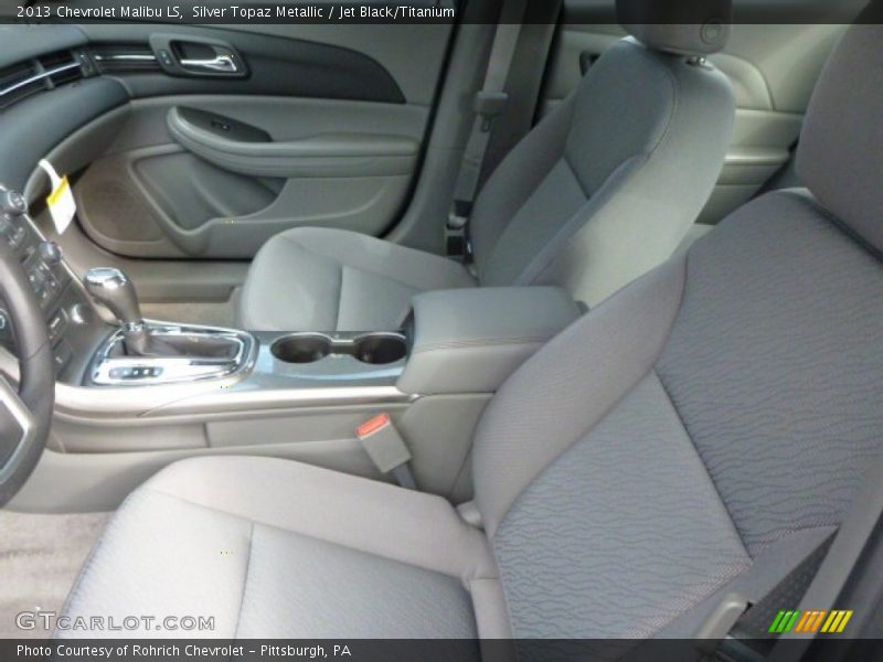 Silver Topaz Metallic / Jet Black/Titanium 2013 Chevrolet Malibu LS