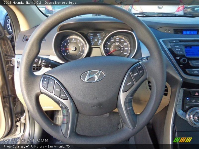 Desert Bronze / Beige 2013 Hyundai Elantra GLS