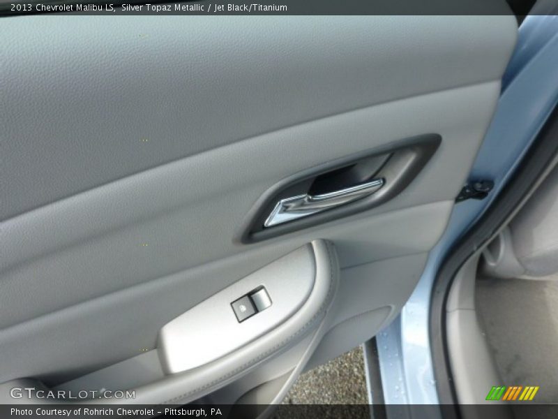 Silver Topaz Metallic / Jet Black/Titanium 2013 Chevrolet Malibu LS