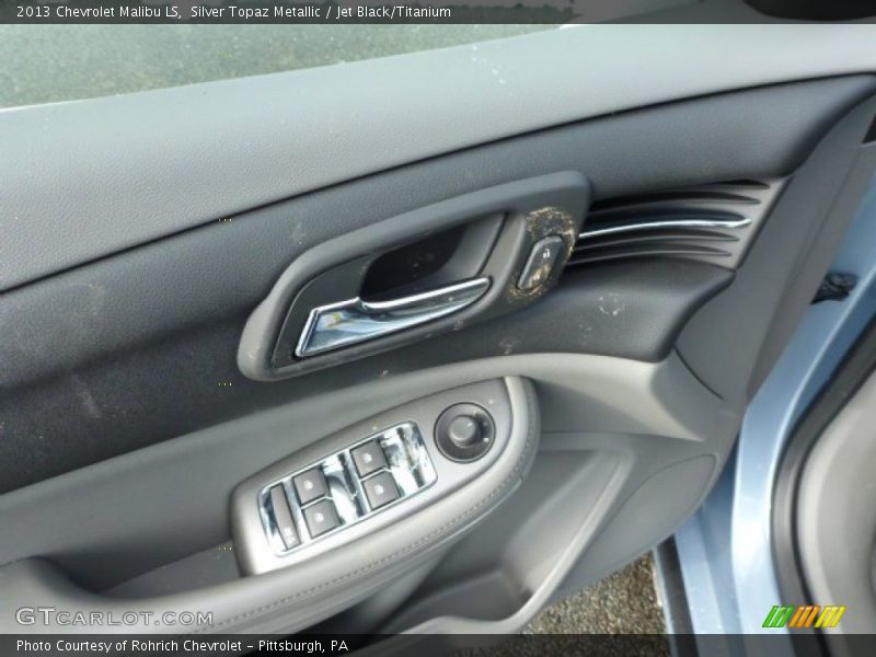 Silver Topaz Metallic / Jet Black/Titanium 2013 Chevrolet Malibu LS
