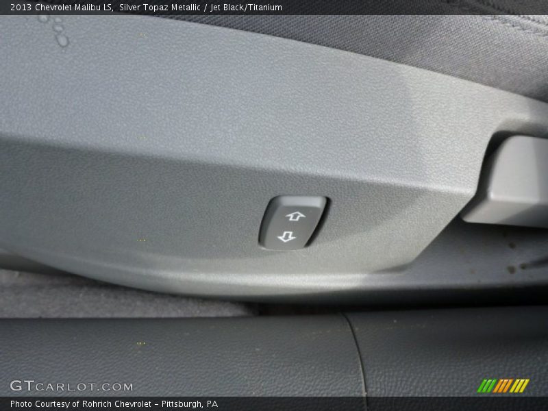 Silver Topaz Metallic / Jet Black/Titanium 2013 Chevrolet Malibu LS