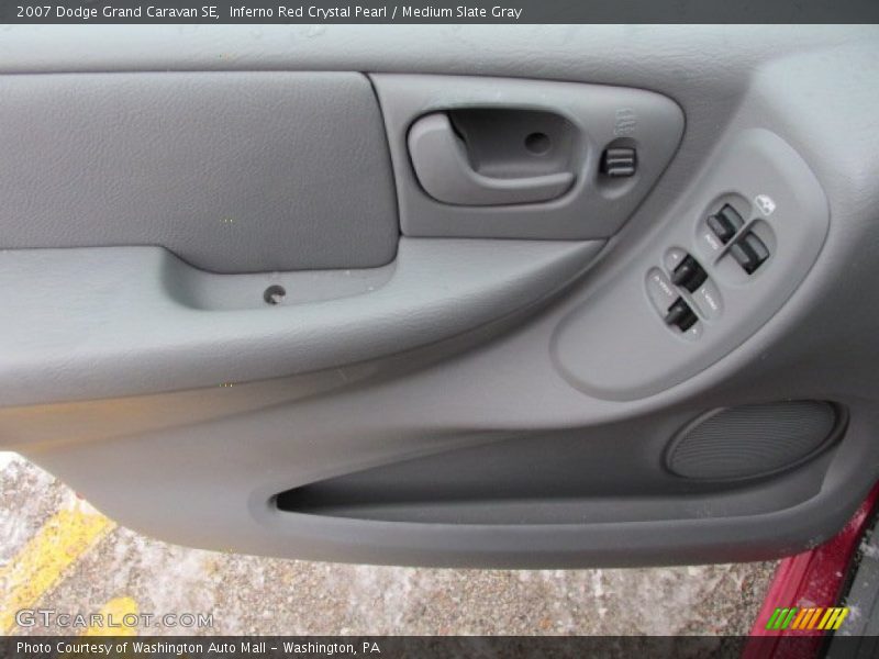 Inferno Red Crystal Pearl / Medium Slate Gray 2007 Dodge Grand Caravan SE