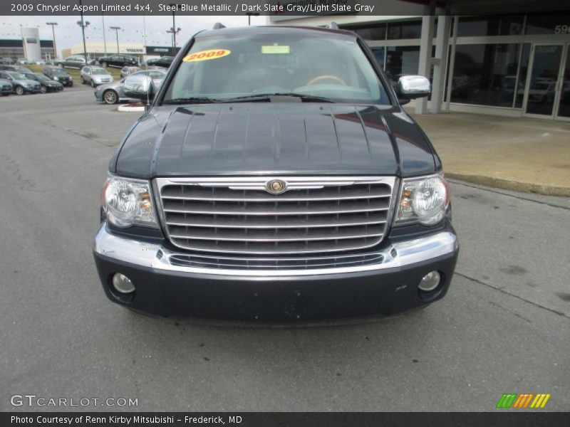 Steel Blue Metallic / Dark Slate Gray/Light Slate Gray 2009 Chrysler Aspen Limited 4x4