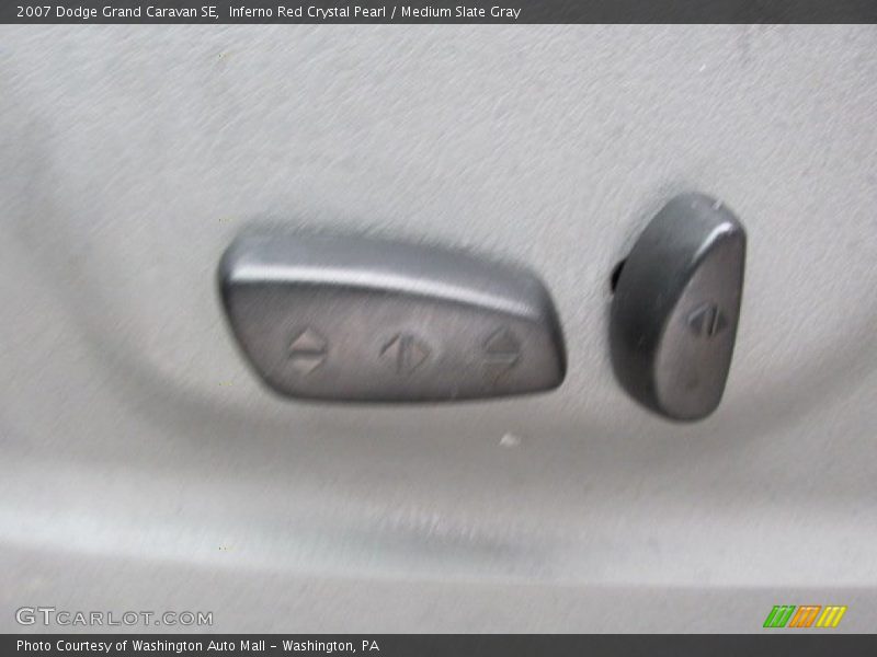 Inferno Red Crystal Pearl / Medium Slate Gray 2007 Dodge Grand Caravan SE