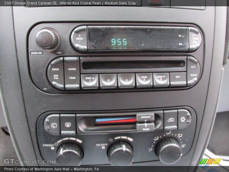Controls of 2007 Grand Caravan SE