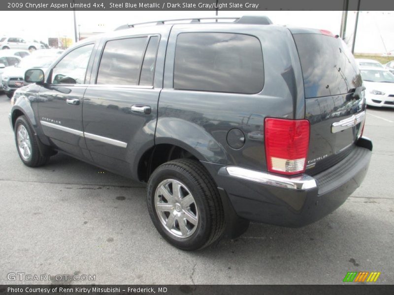 Steel Blue Metallic / Dark Slate Gray/Light Slate Gray 2009 Chrysler Aspen Limited 4x4