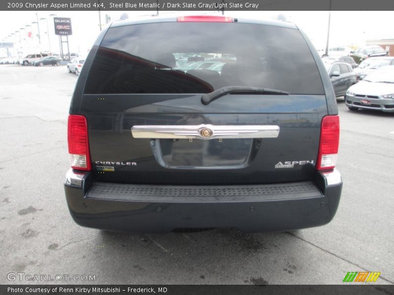 Steel Blue Metallic / Dark Slate Gray/Light Slate Gray 2009 Chrysler Aspen Limited 4x4