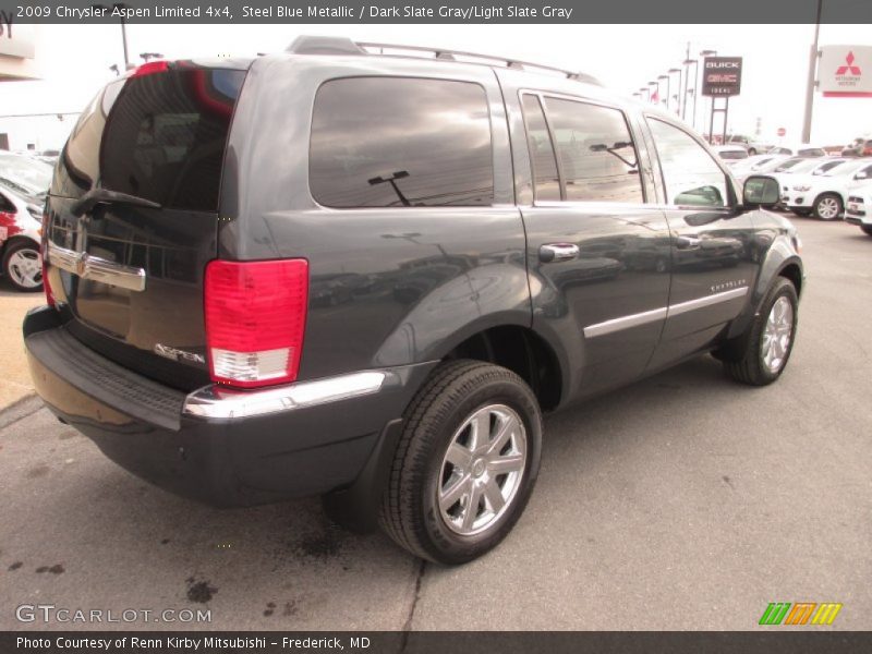 Steel Blue Metallic / Dark Slate Gray/Light Slate Gray 2009 Chrysler Aspen Limited 4x4