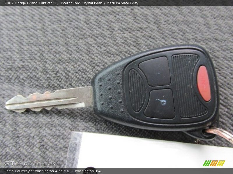 Keys of 2007 Grand Caravan SE