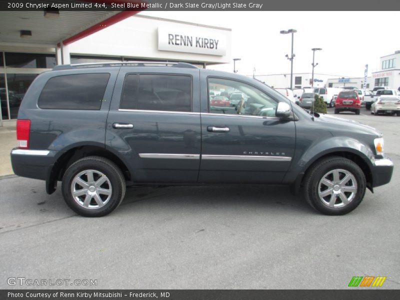 Steel Blue Metallic / Dark Slate Gray/Light Slate Gray 2009 Chrysler Aspen Limited 4x4
