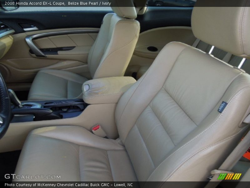 Front Seat of 2008 Accord EX-L Coupe