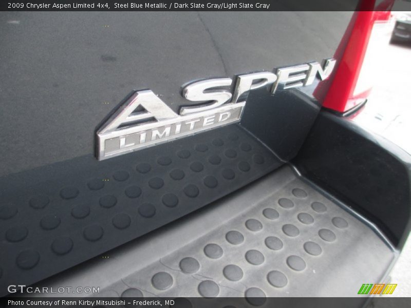 Steel Blue Metallic / Dark Slate Gray/Light Slate Gray 2009 Chrysler Aspen Limited 4x4