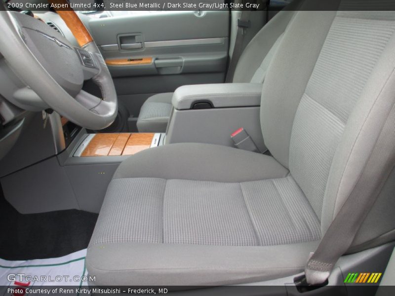 Steel Blue Metallic / Dark Slate Gray/Light Slate Gray 2009 Chrysler Aspen Limited 4x4