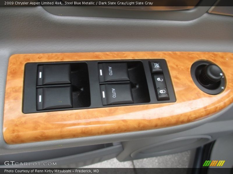 Steel Blue Metallic / Dark Slate Gray/Light Slate Gray 2009 Chrysler Aspen Limited 4x4