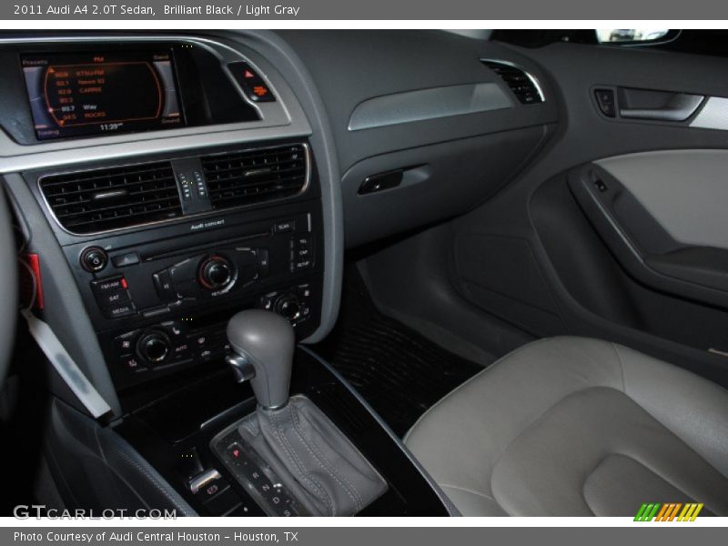 Brilliant Black / Light Gray 2011 Audi A4 2.0T Sedan