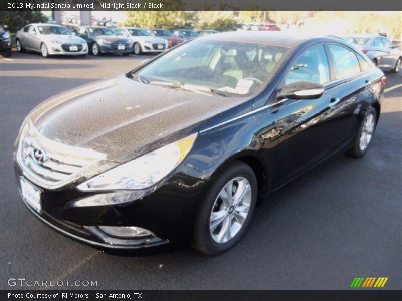 Midnight Black / Black 2013 Hyundai Sonata Limited
