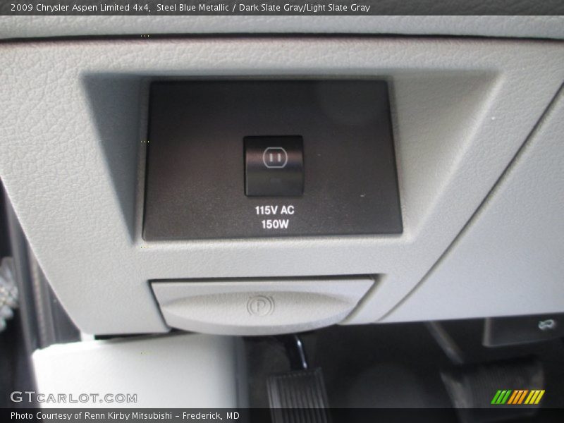 Steel Blue Metallic / Dark Slate Gray/Light Slate Gray 2009 Chrysler Aspen Limited 4x4