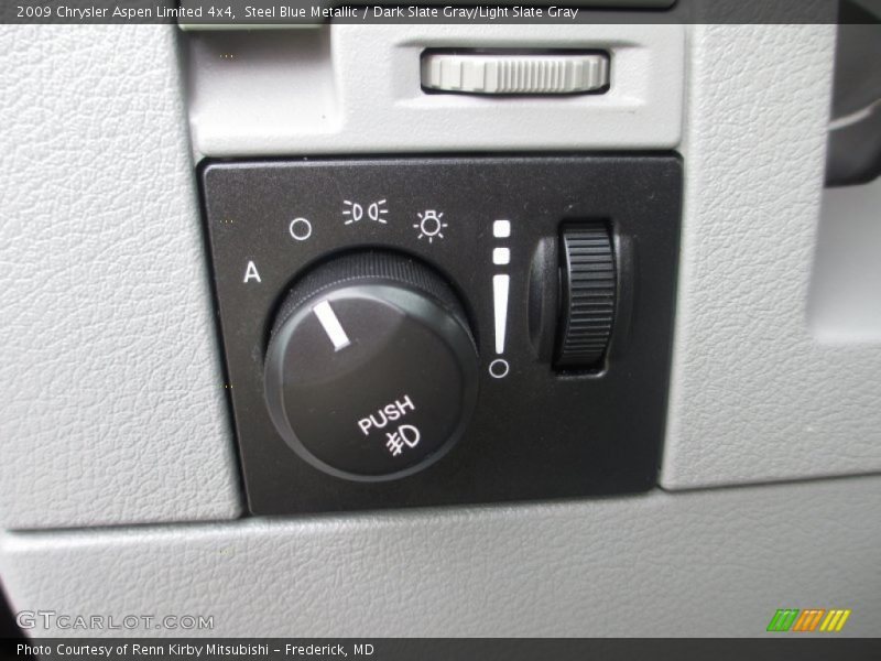 Steel Blue Metallic / Dark Slate Gray/Light Slate Gray 2009 Chrysler Aspen Limited 4x4