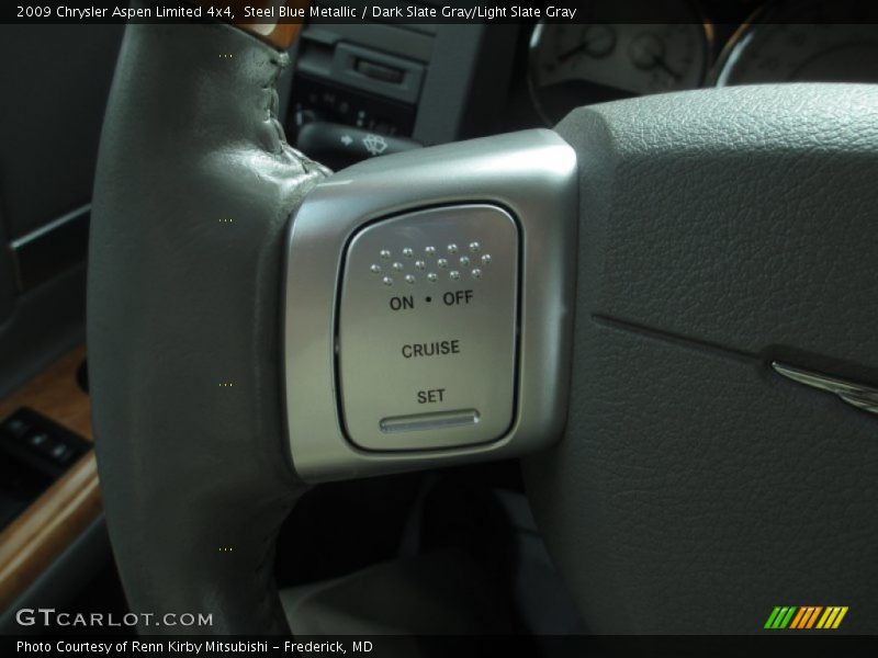 Steel Blue Metallic / Dark Slate Gray/Light Slate Gray 2009 Chrysler Aspen Limited 4x4