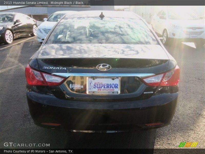 Midnight Black / Black 2013 Hyundai Sonata Limited