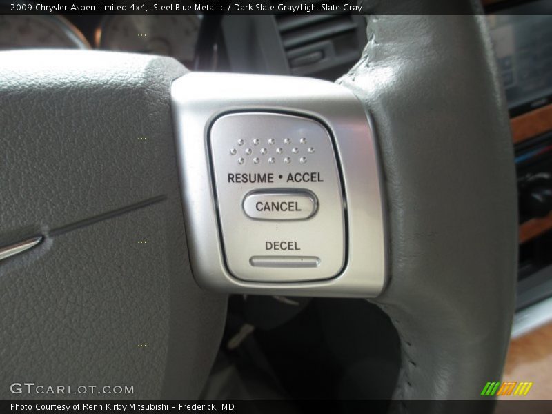 Steel Blue Metallic / Dark Slate Gray/Light Slate Gray 2009 Chrysler Aspen Limited 4x4