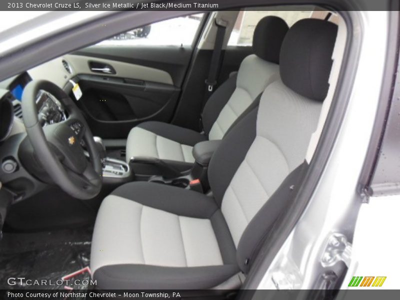 Silver Ice Metallic / Jet Black/Medium Titanium 2013 Chevrolet Cruze LS