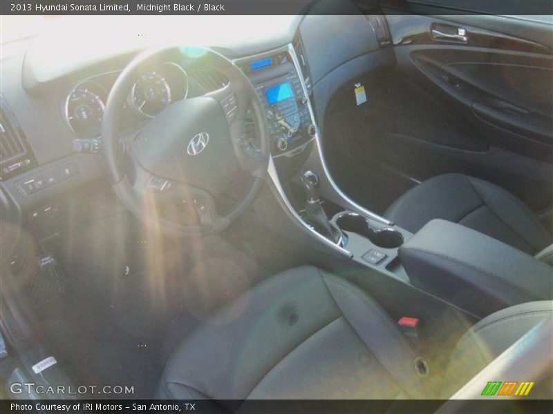 Midnight Black / Black 2013 Hyundai Sonata Limited