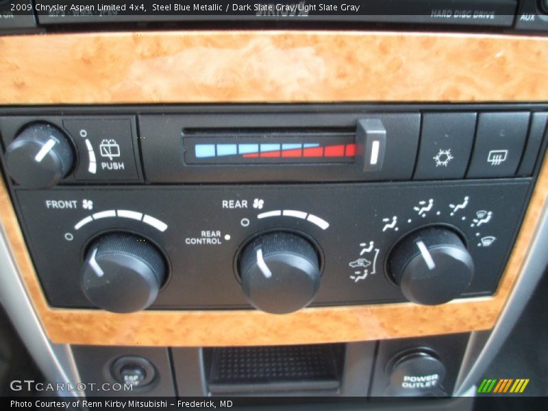 Steel Blue Metallic / Dark Slate Gray/Light Slate Gray 2009 Chrysler Aspen Limited 4x4
