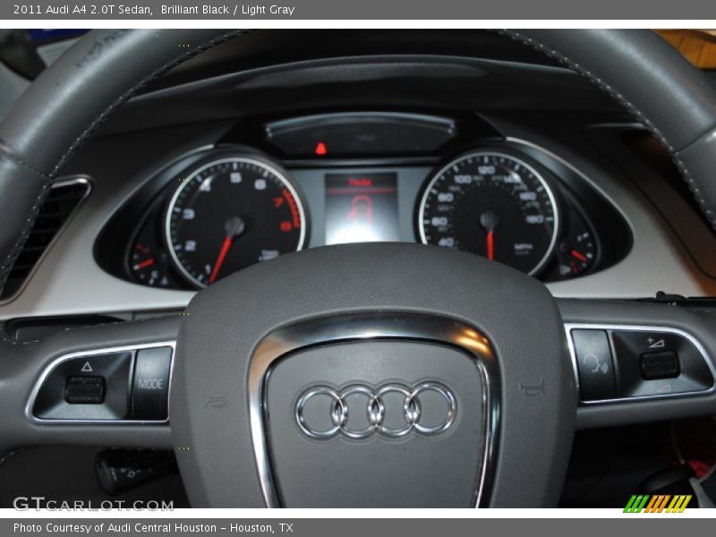 Brilliant Black / Light Gray 2011 Audi A4 2.0T Sedan