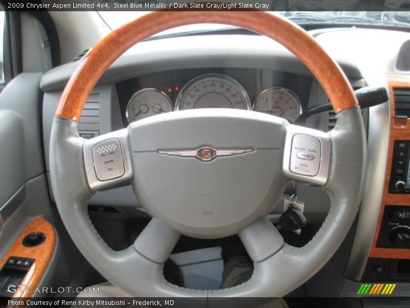 Steel Blue Metallic / Dark Slate Gray/Light Slate Gray 2009 Chrysler Aspen Limited 4x4