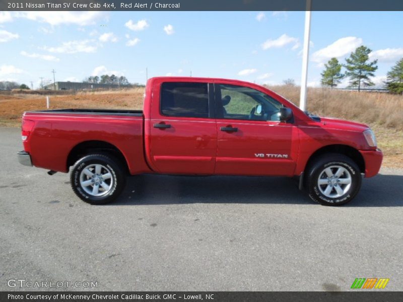  2011 Titan SV Crew Cab 4x4 Red Alert