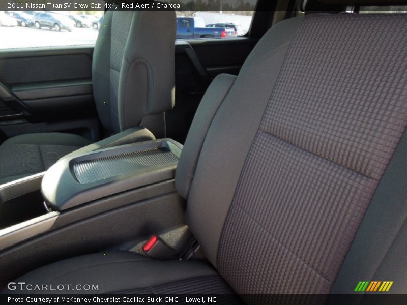 Red Alert / Charcoal 2011 Nissan Titan SV Crew Cab 4x4